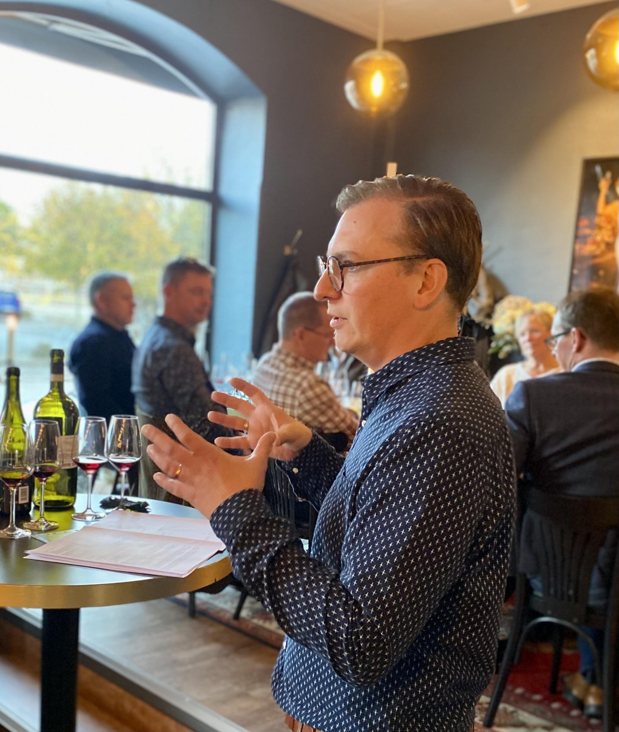 Fredrik Nilsson –vinvägledare på Fabrik i OSby